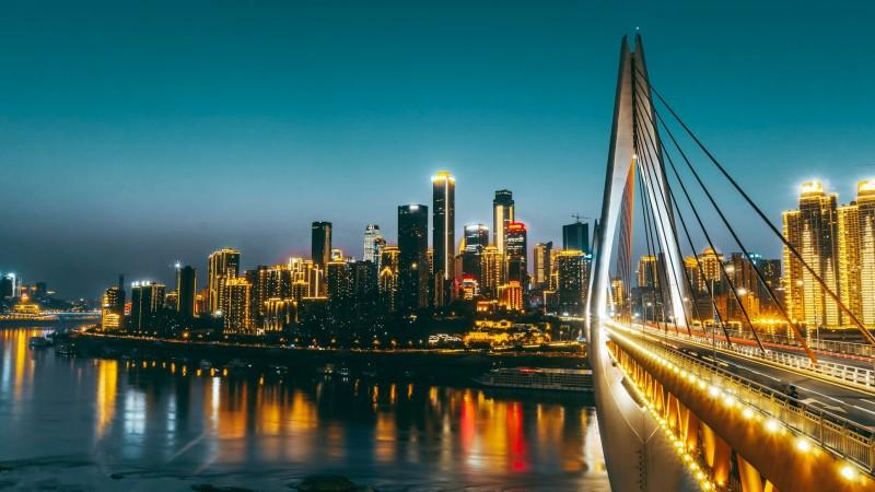 A modern corner of Chongqing