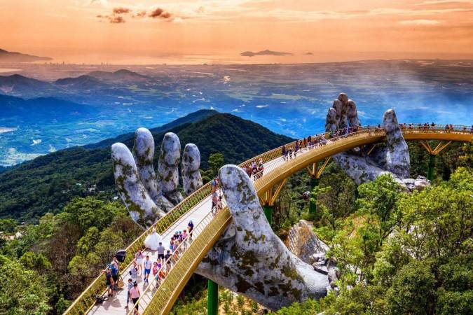 Golden Bridge in Ba Na Hills
