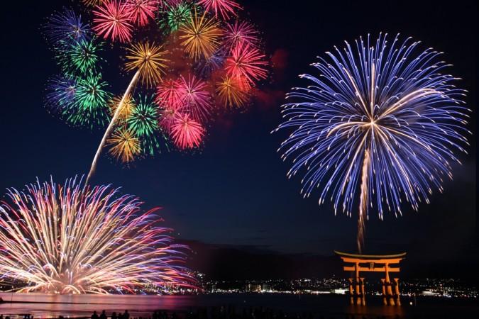Miyajima Water Fireworks Festival