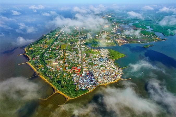 Ho Chi Minh city from above