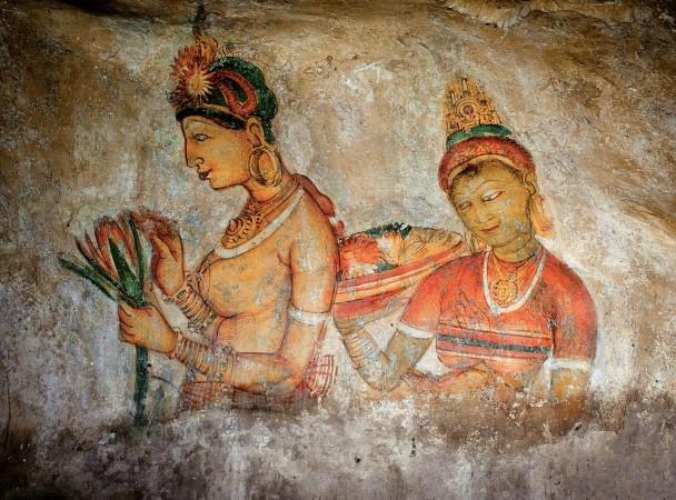 Frescoes of Sigiriya - © Sigiriya Lion Rock