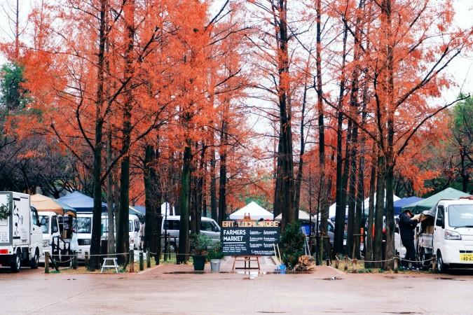 Farmer market in Kobe
