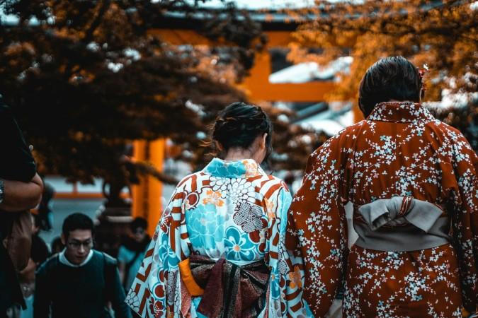 The beauty of Kimonos in Kyoto