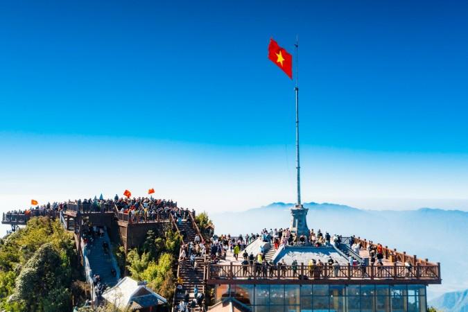 Highest peak of Fansipan Mountain