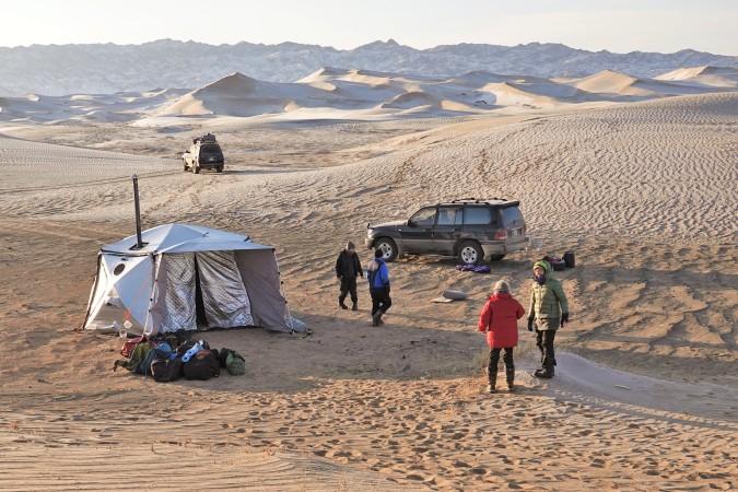 Ger Camp in Gobi Desert - © South China Morning
