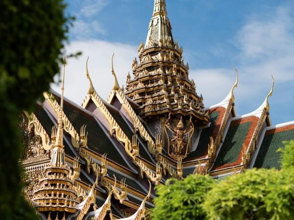 The magnificent traditional Thai architecture of the Grand Palace - © Tarun Ottur