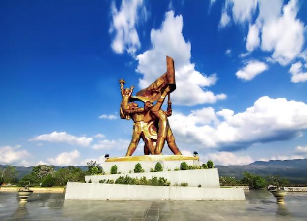 Dien Bien Phu Victory statue in Dien Bien - © VTV