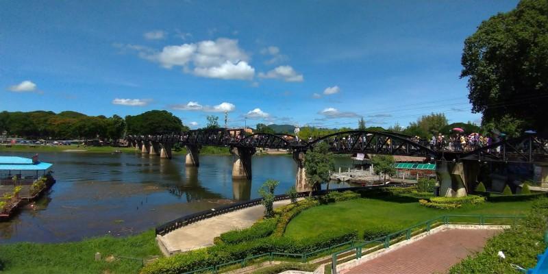 River Kwai Bridge on a clear day