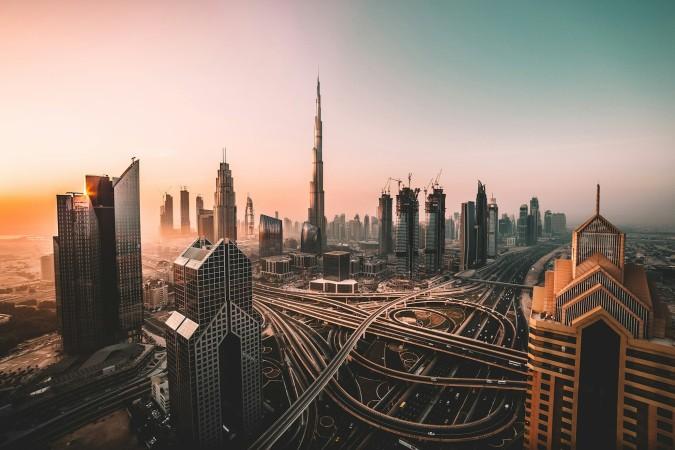 Sunrise shot of Downtown Dubai and the Burj Khalifa - © David Rodrigo