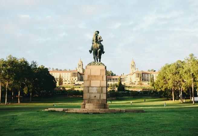 A statue of Louis Botha at the Union Buildings - © Sipho Ndebele