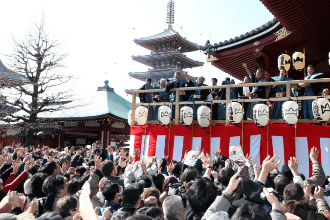 Setsubun at Fukashi Shrine - © TimeOut