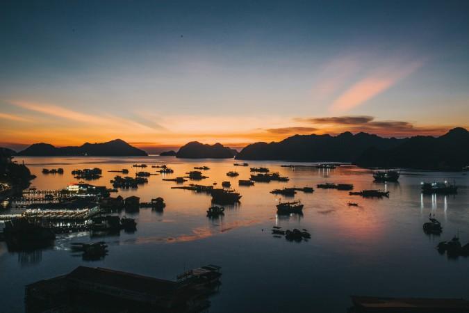 Sunset on Cat Ba Island by Cole Keister