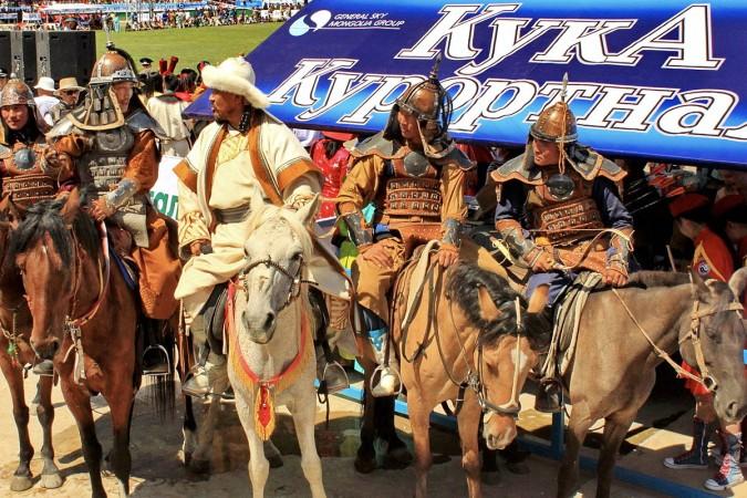 Naadam festival at the national stadium