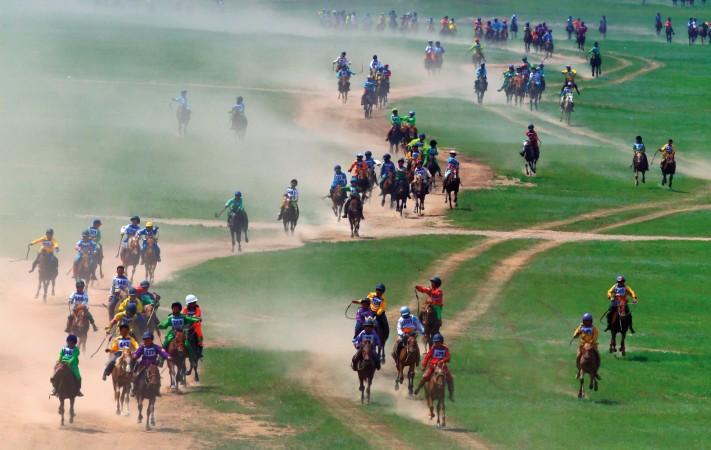 Mongolian Traditional Horse Racing