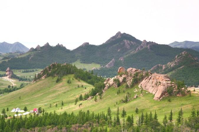 Terelj National Park's landscape