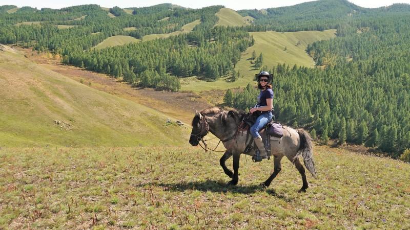 Horse riding in Terelj National Park