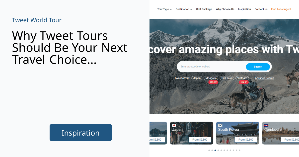 Why Tweet Tours Should Be Your Next Travel Choice | Tweet Tours